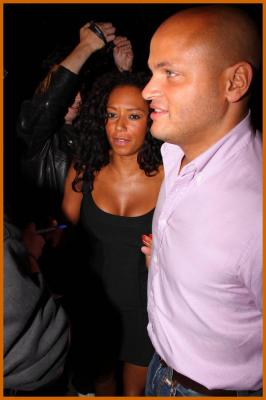Mel B. and Her Hubby Leaving My House